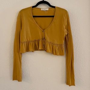 Mustard colored cropped long sleeve from
Urban Outfitters